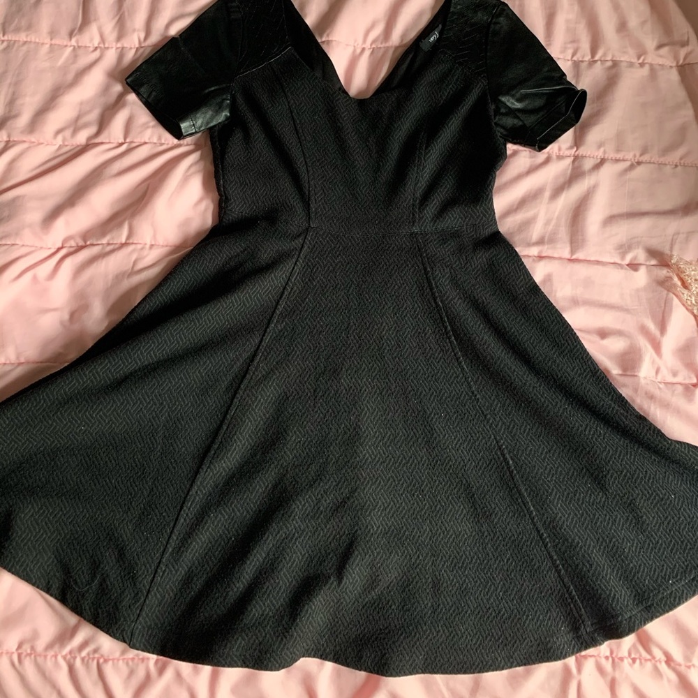 Black babydoll dress